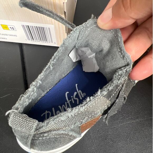 NWT Blowfish Malibu Gray Camo Canvas Kids Size 12 - Picture 6 of 9